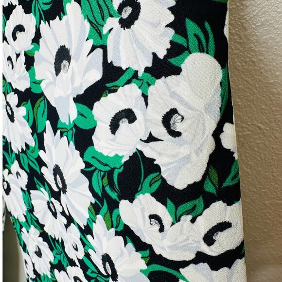 Stella McCartney White Black Green Floral Print Julia Flora Jogger Pants 42 - Picture 2 of 16